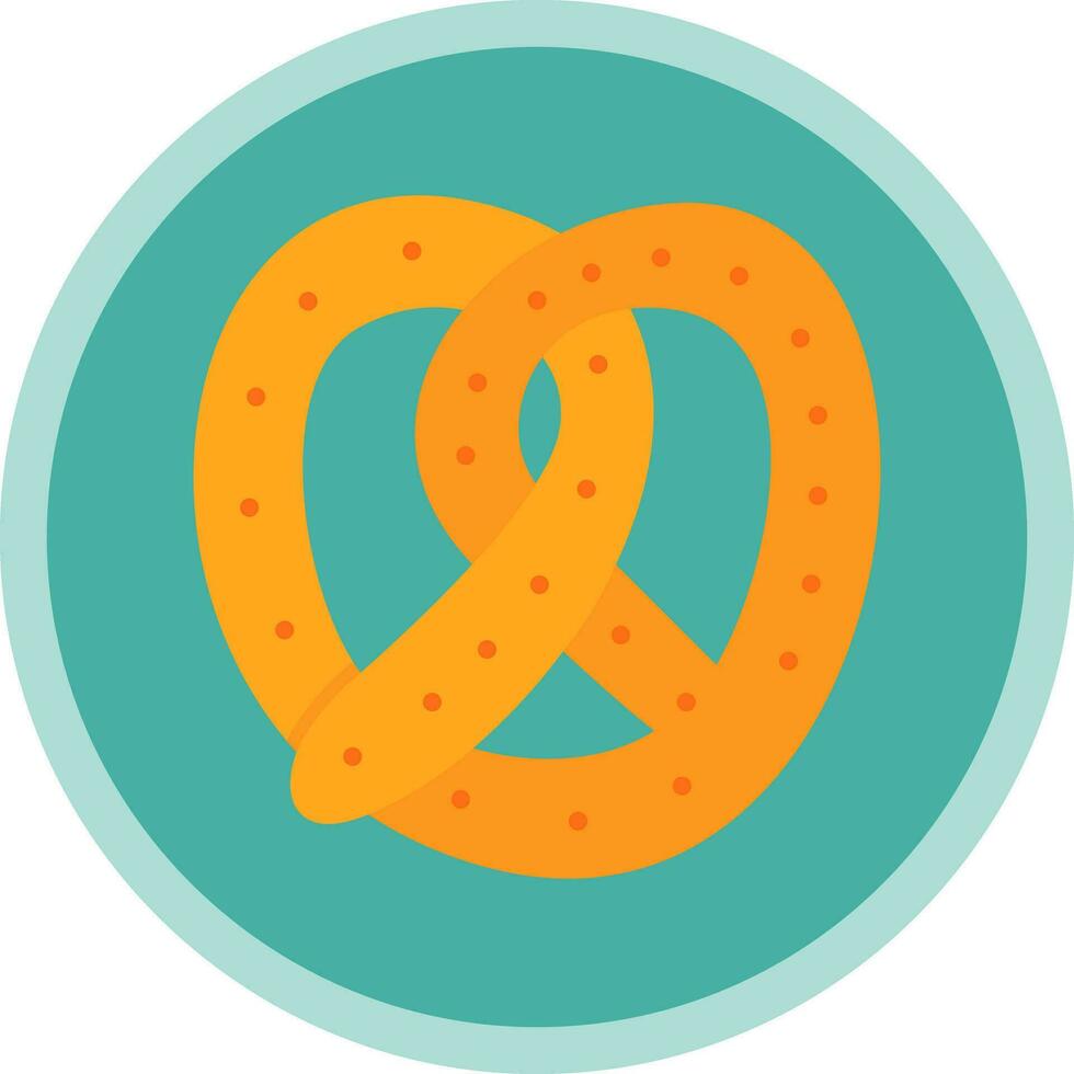 diseño de icono de vector de pretzel