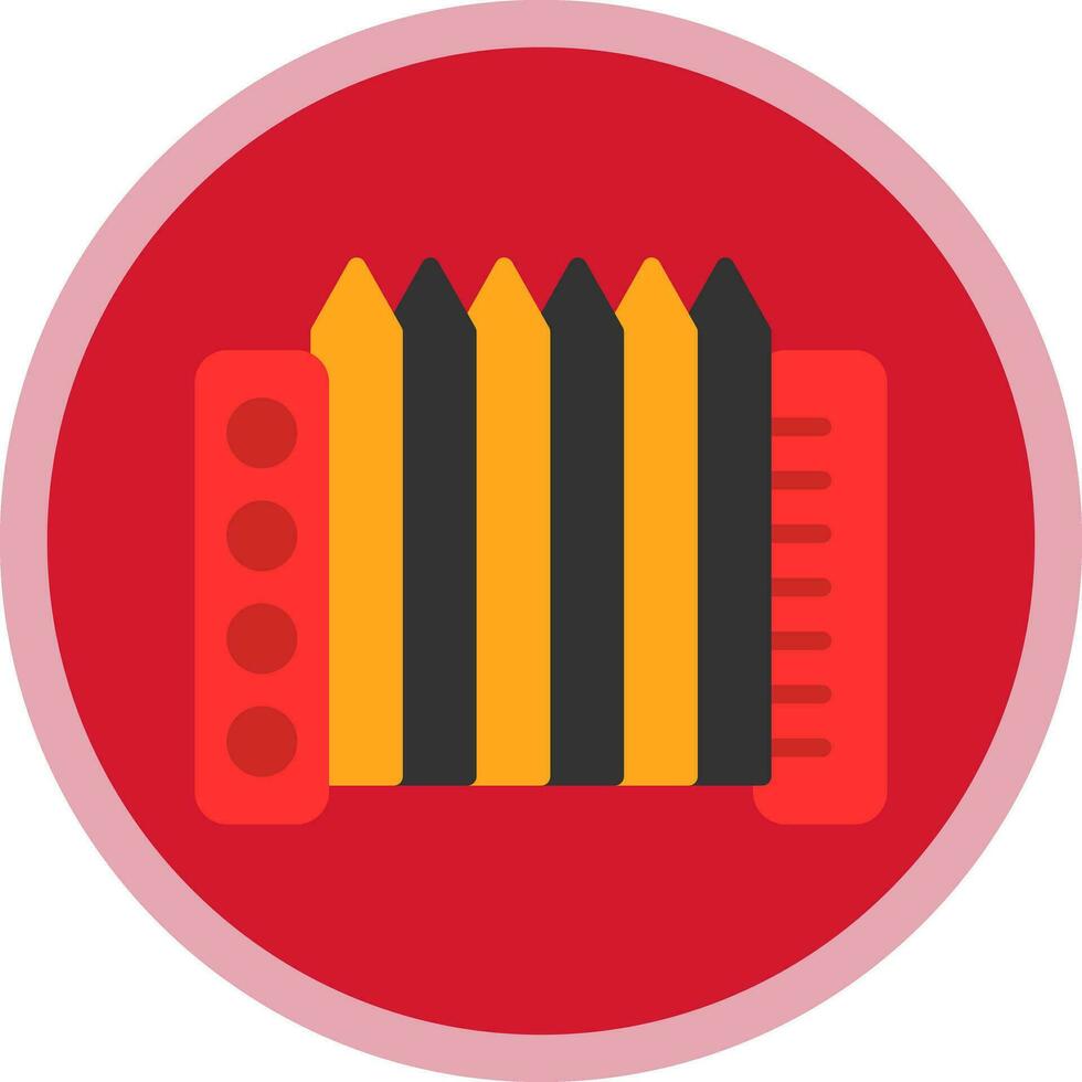 Accordion Vector Icon Design