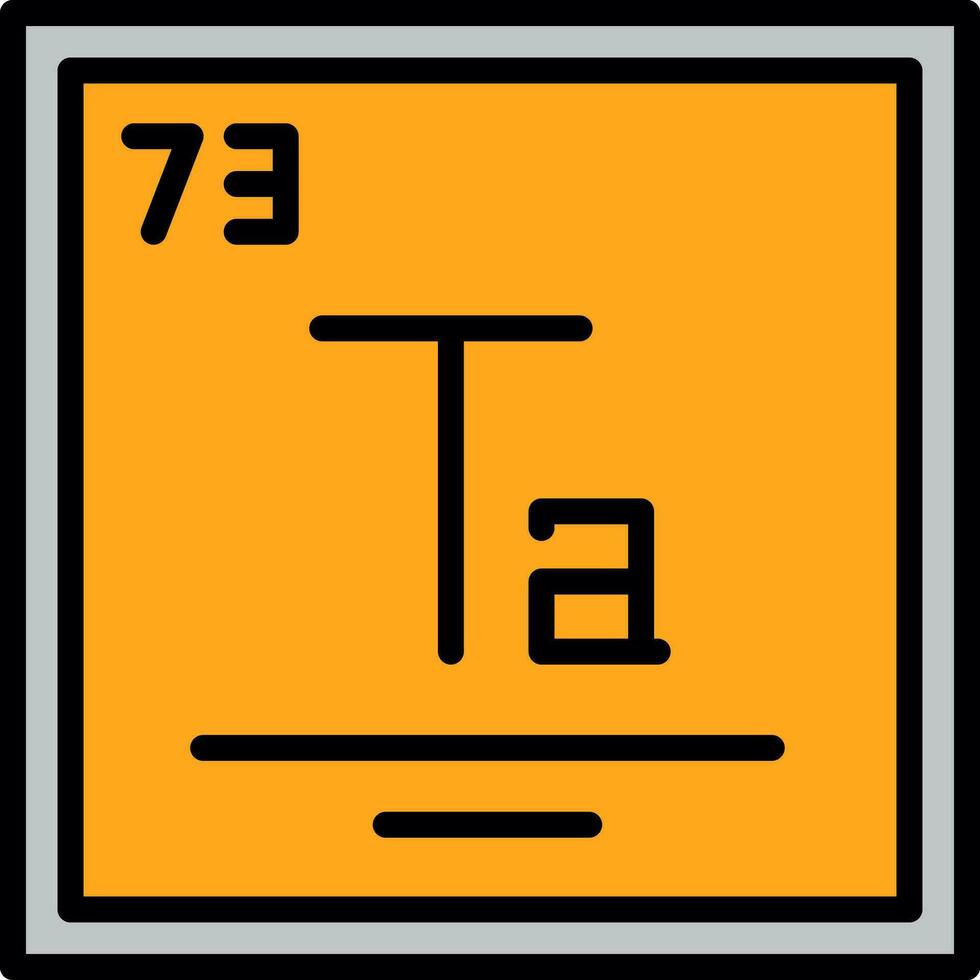 Tantalum Vector Icon Design