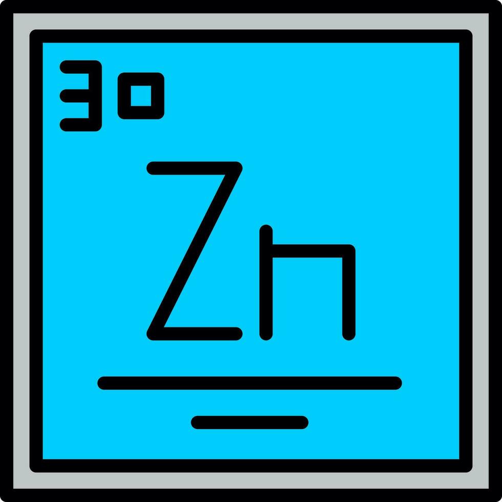 Zinc Vector Icon Design