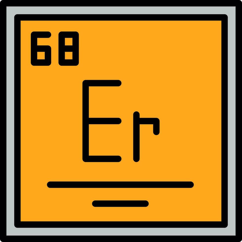 Erbium Vector Icon Design