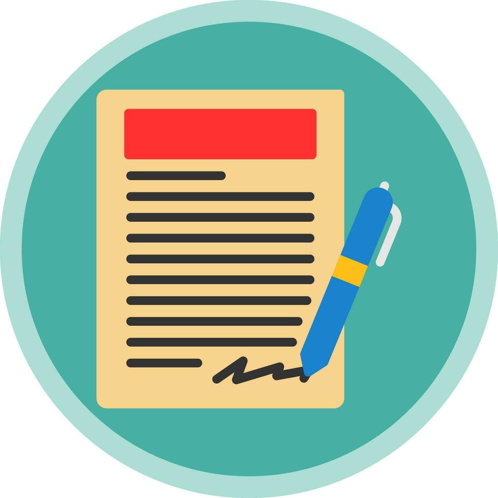 Agreement Vector Icon Design