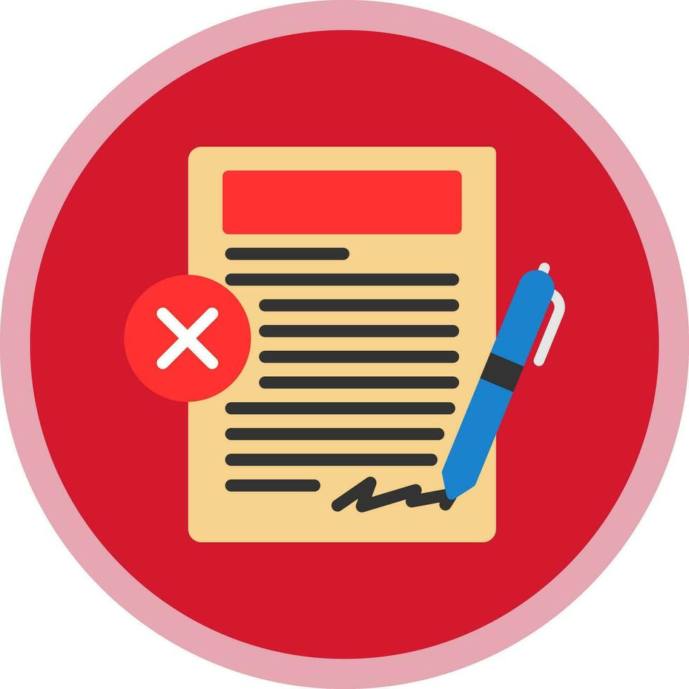 Disagreement Vector Icon Design