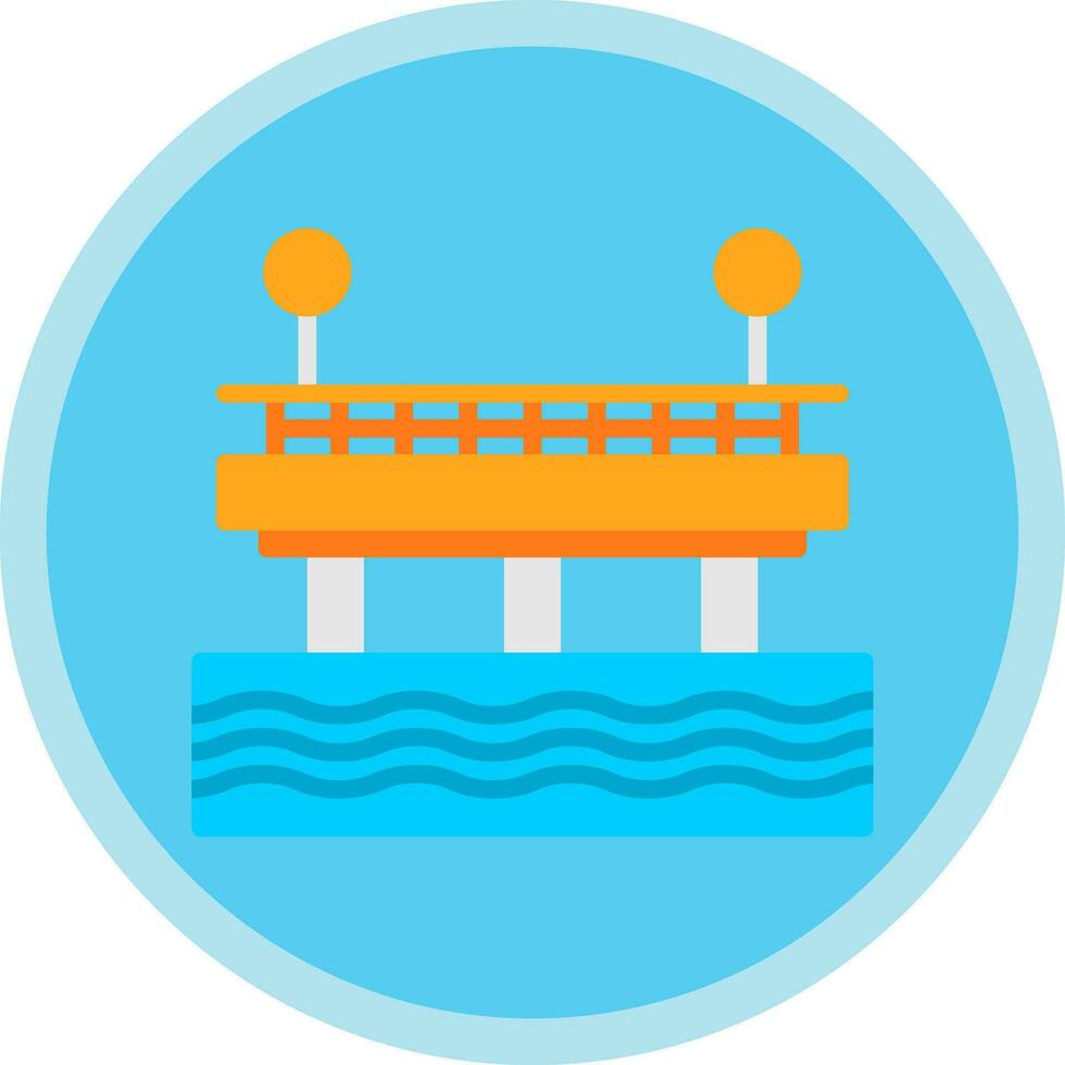 Pier Vector Icon Design