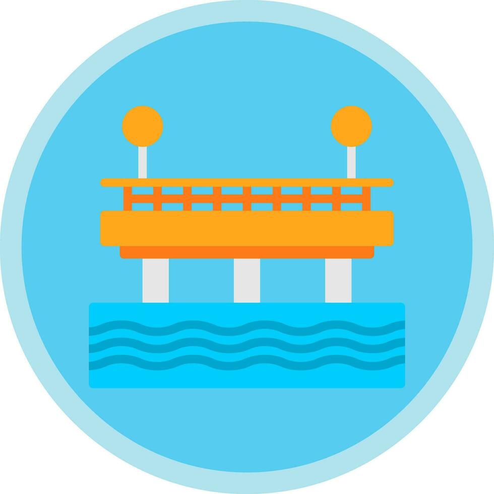 Pier Vector Icon Design