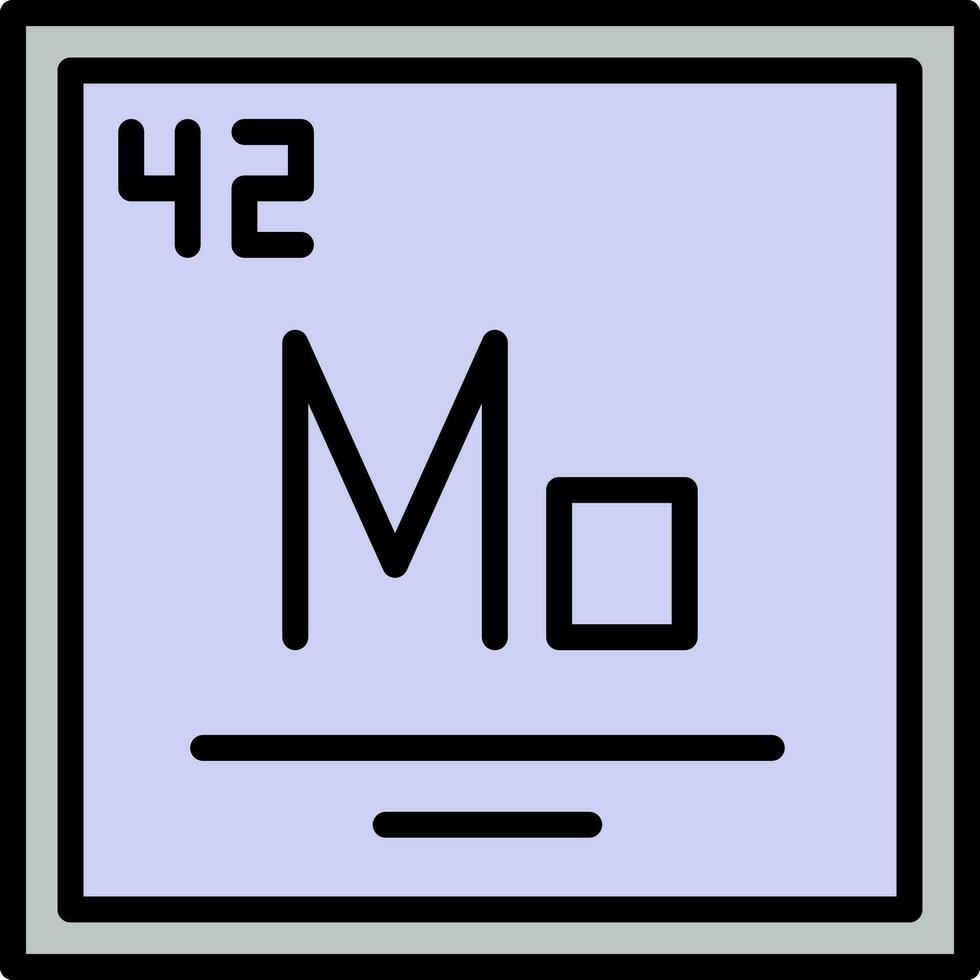 Molybdenum Vector Icon Design