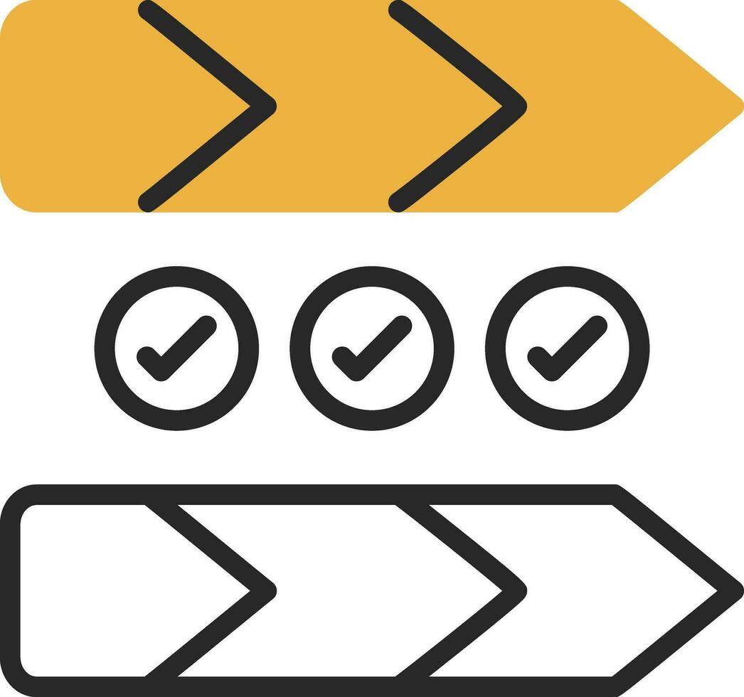 Value chain Vector Icon Design
