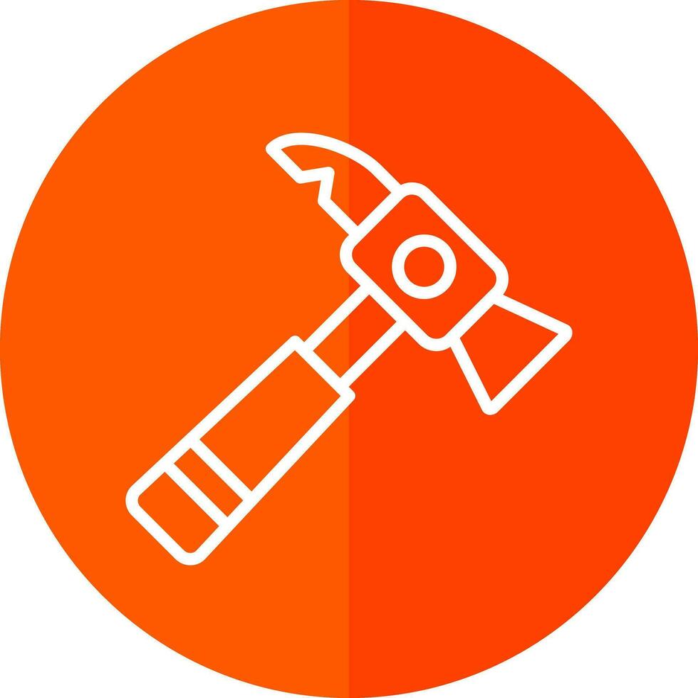 Inverse hammer Vector Icon Design