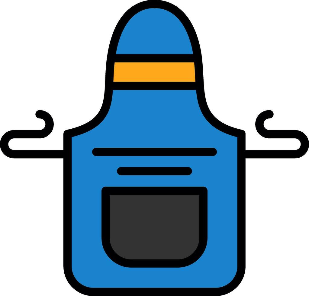 Apron Vector Icon Design
