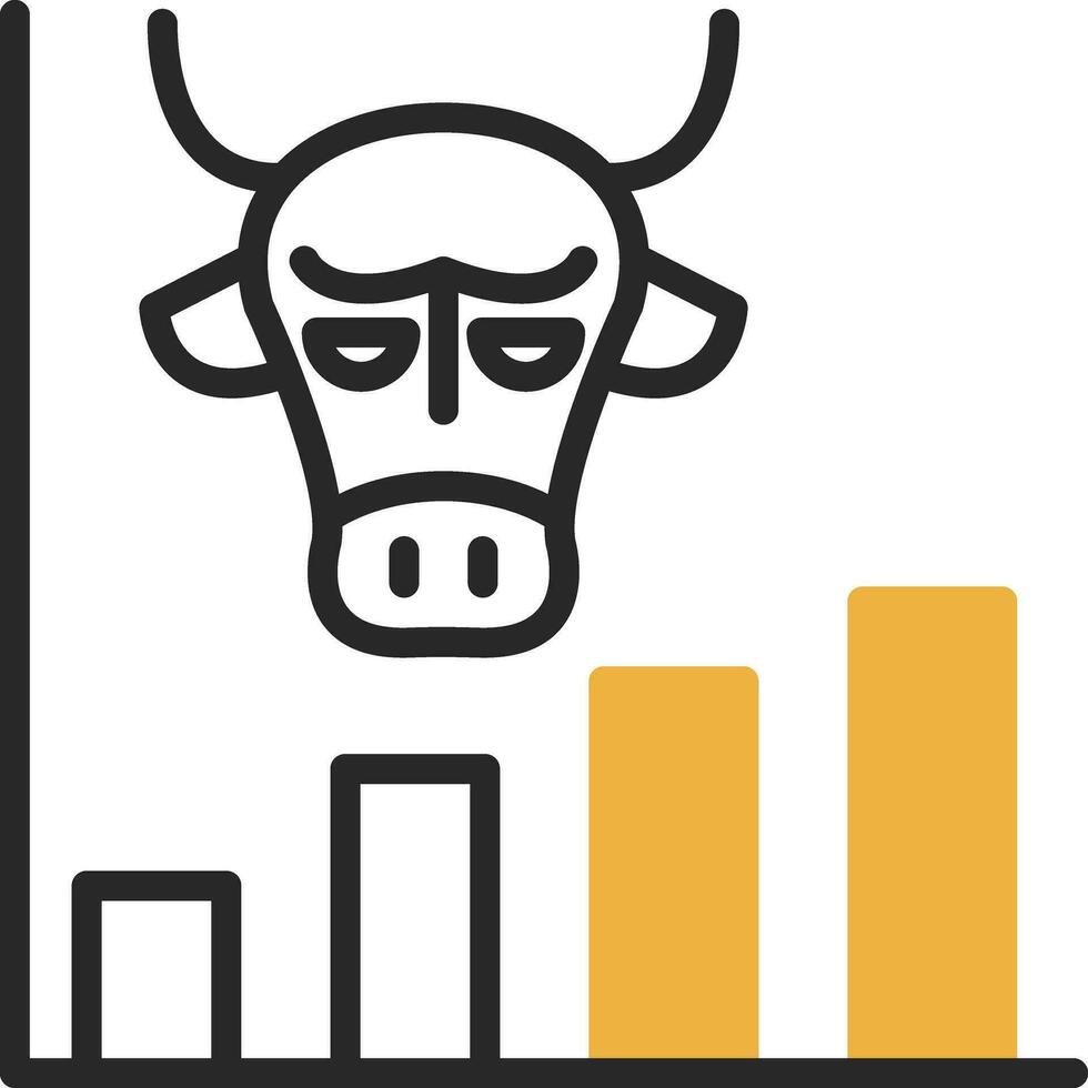 Bull market Vector Icon Design