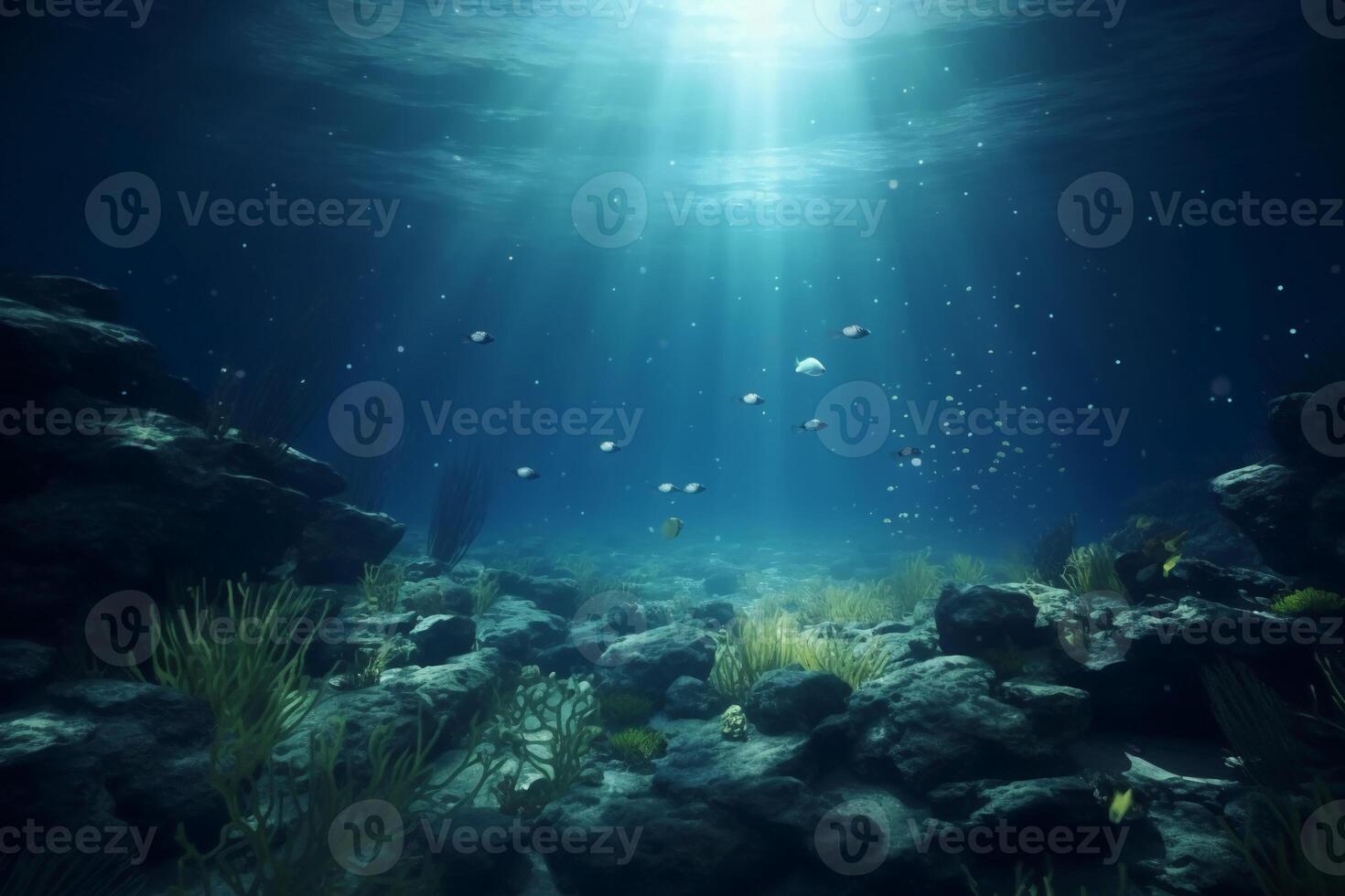 Underwater, no water in sight. photo