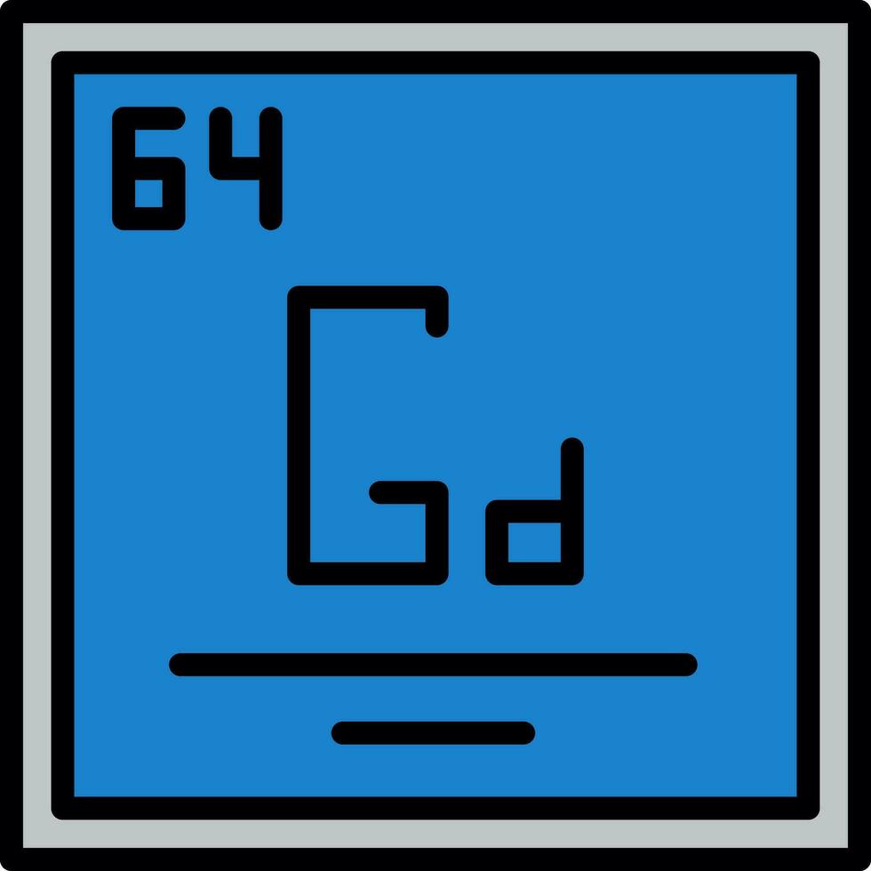 Gadolinium Vector Icon Design