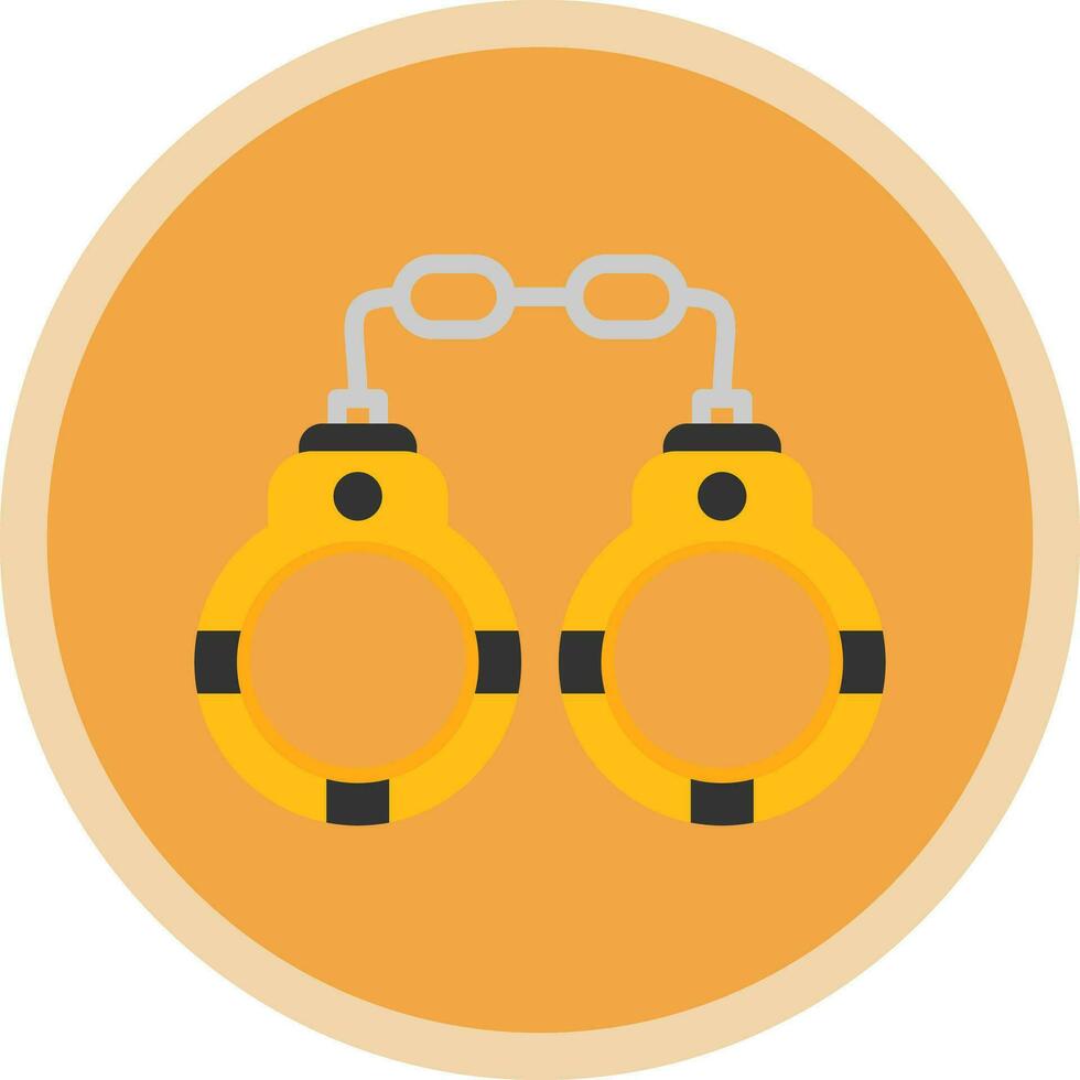 Handcuffs Vector Icon Design