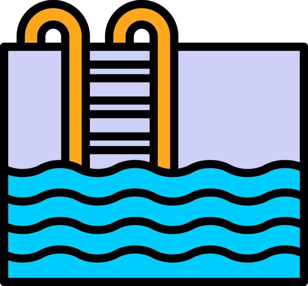 diseño de icono de vector de piscina