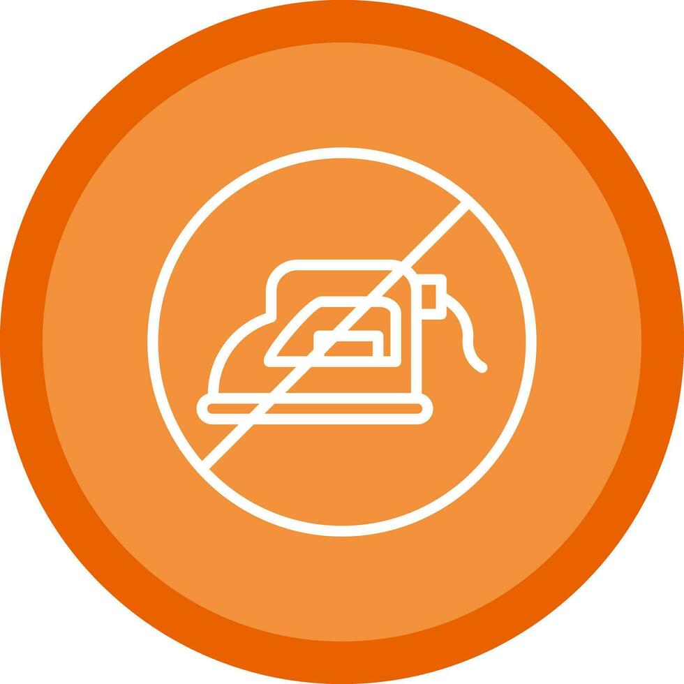 No iron Vector Icon Design