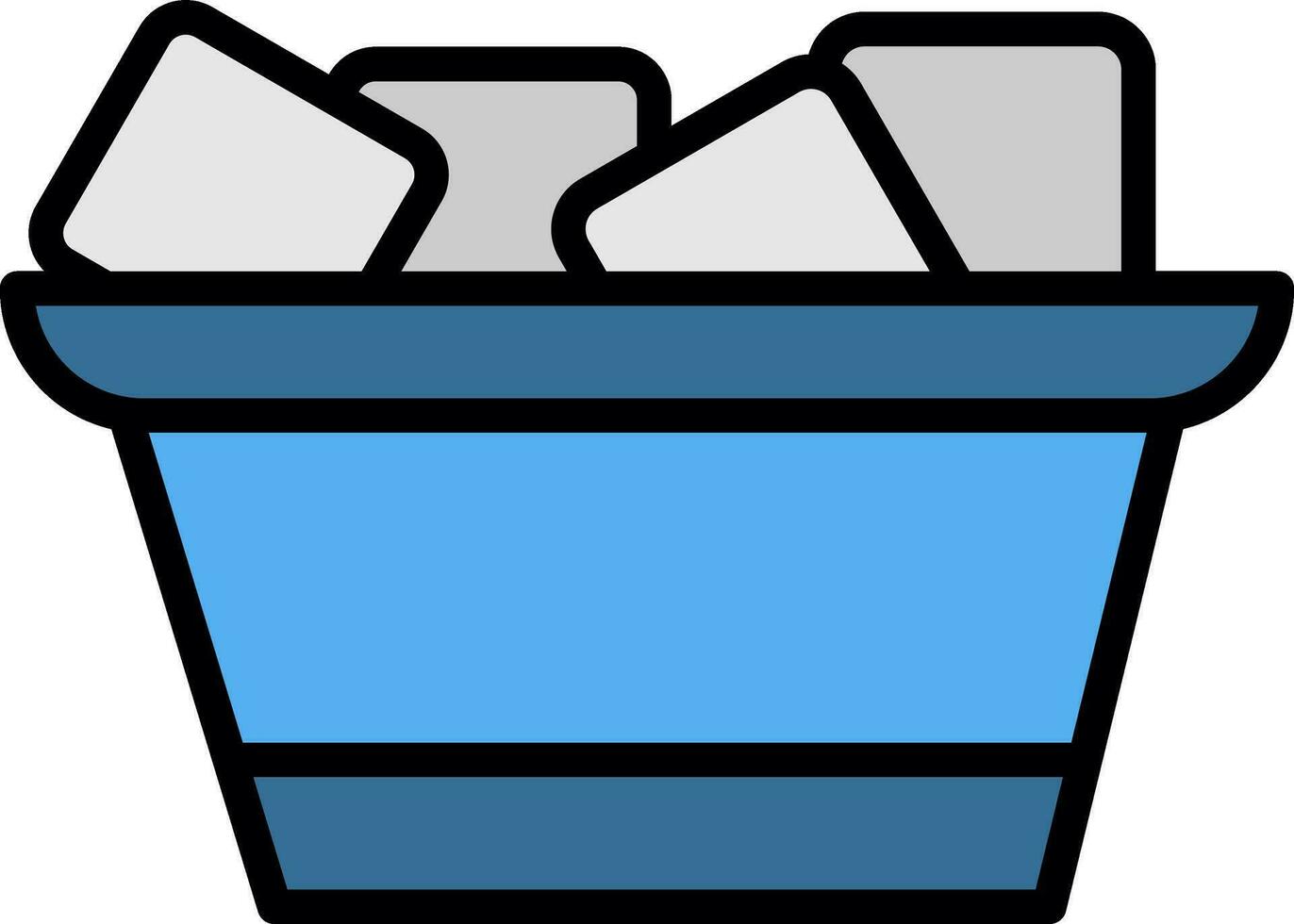 Ice box Vector Icon Design