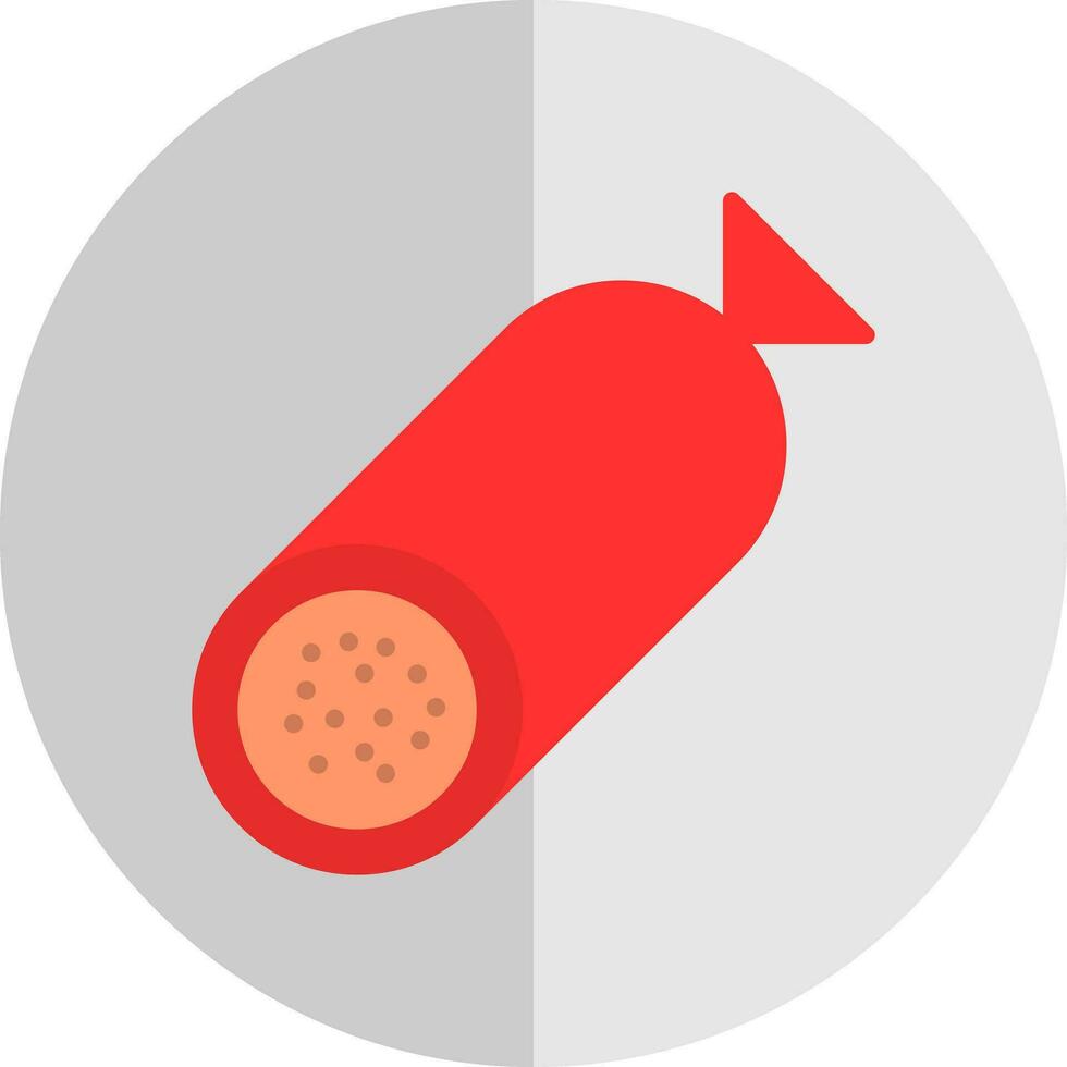 diseño de icono de vector de salami