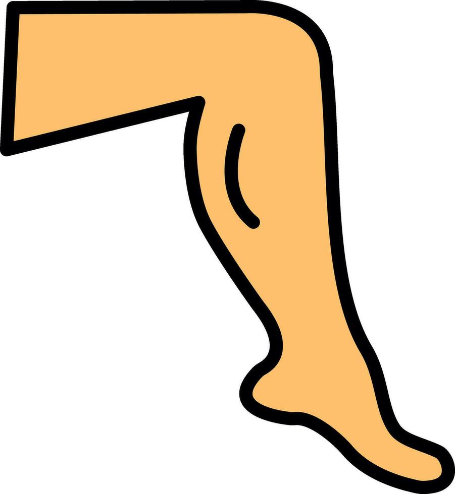 Leg Vector Icon Design