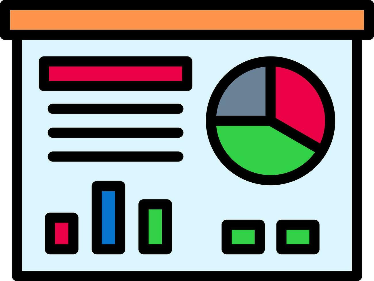 Presentation Vector Icon Design