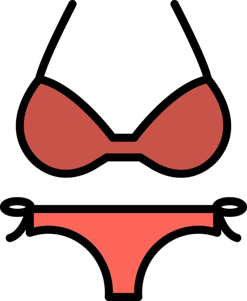 bikini vector icono diseño