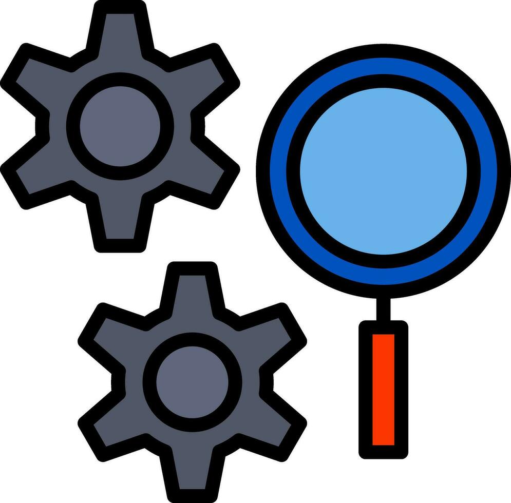 Search engine Vector Icon Design