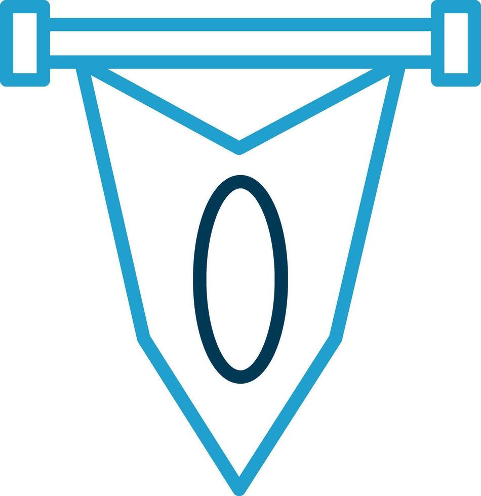 Pennant Vector Icon Design