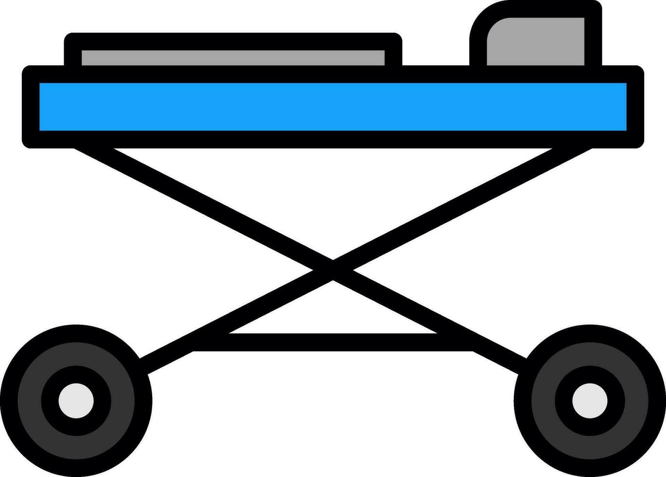 Stretcher Vector Icon Design