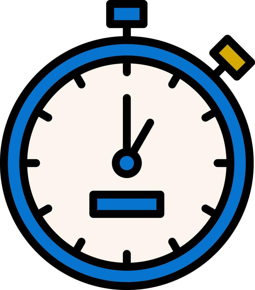 Stopwatch Vector Icon Design