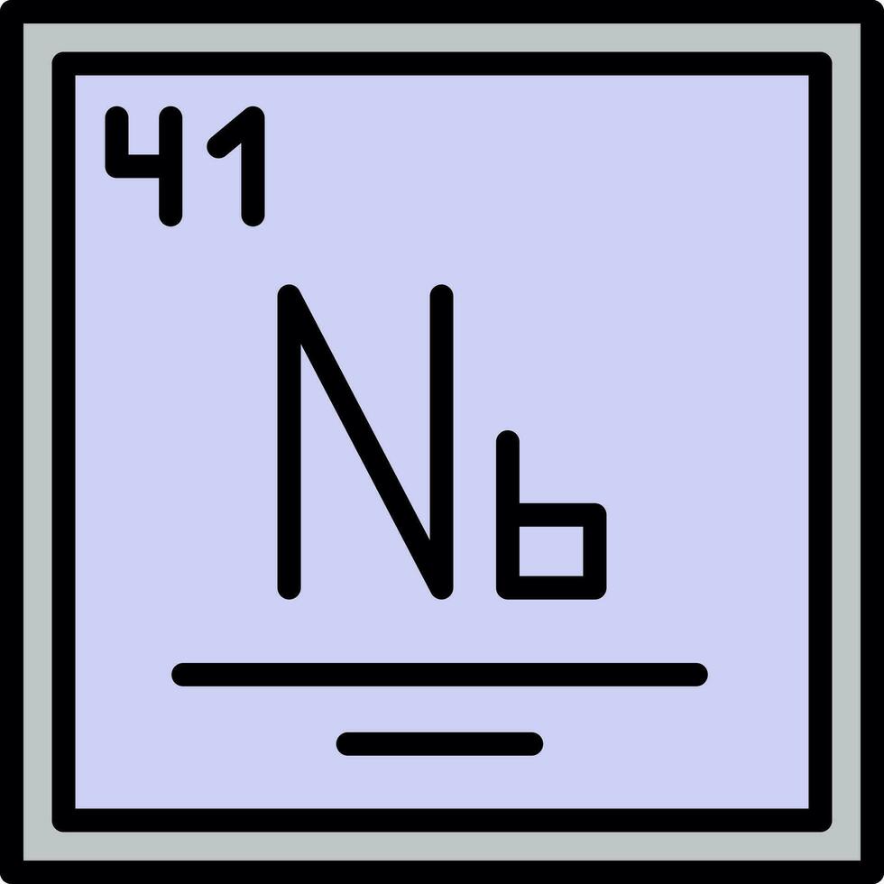 Niobium Vector Icon Design