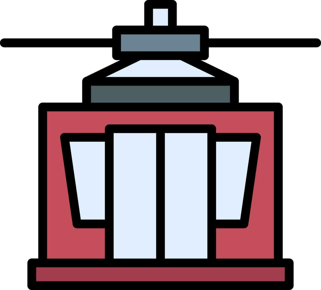 Gondola Vector Icon Design