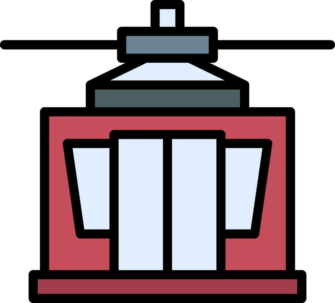 Gondola Vector Icon Design