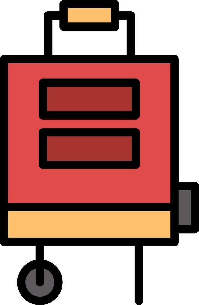 Luggage Vector Icon Design