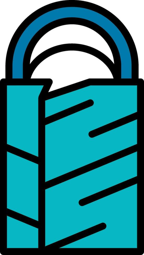 Sleeping bag Vector Icon Design