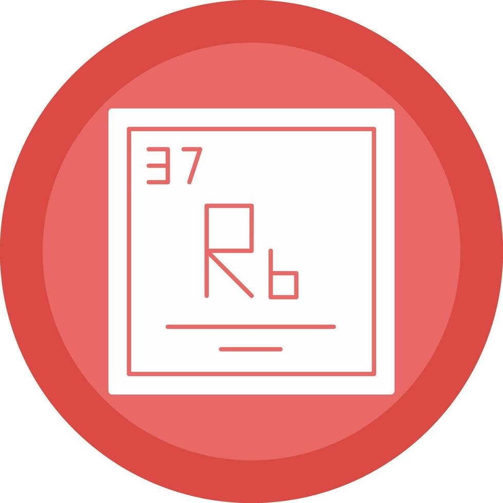 Rubidium Vector Icon Design