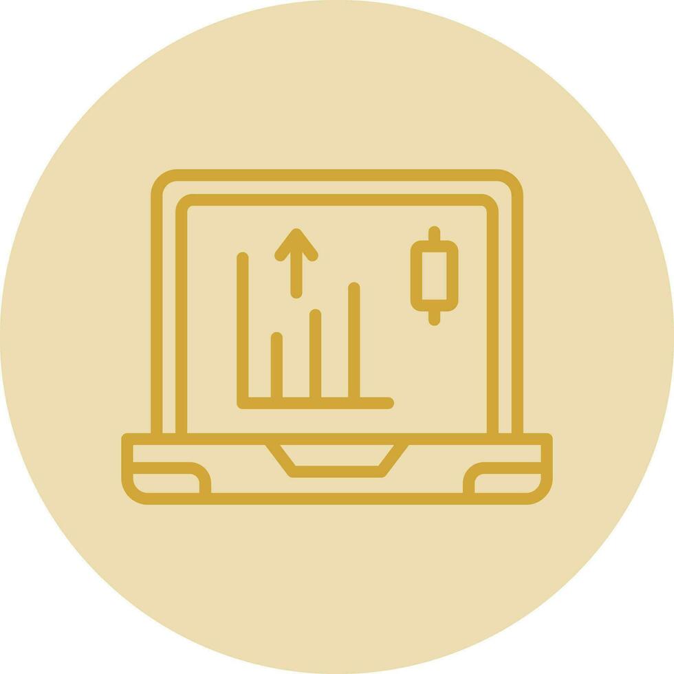 Stock market Vector Icon Design