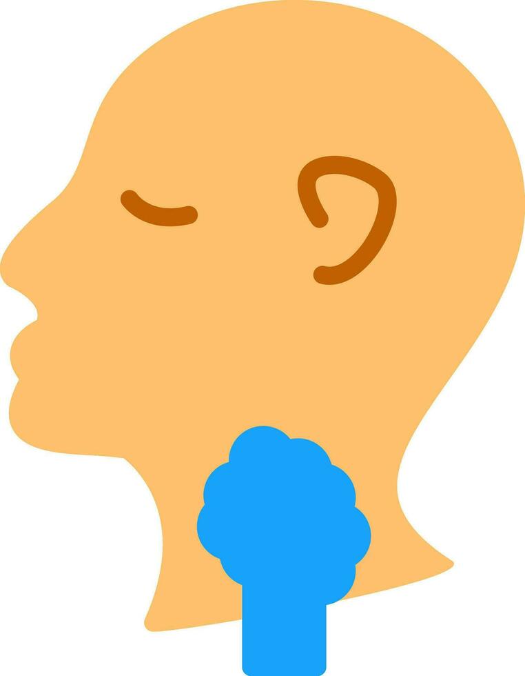 Thyroid Vector Icon Design