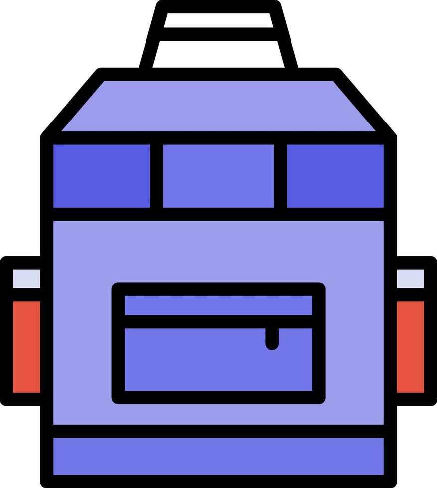 Rucksack Vector Icon Design