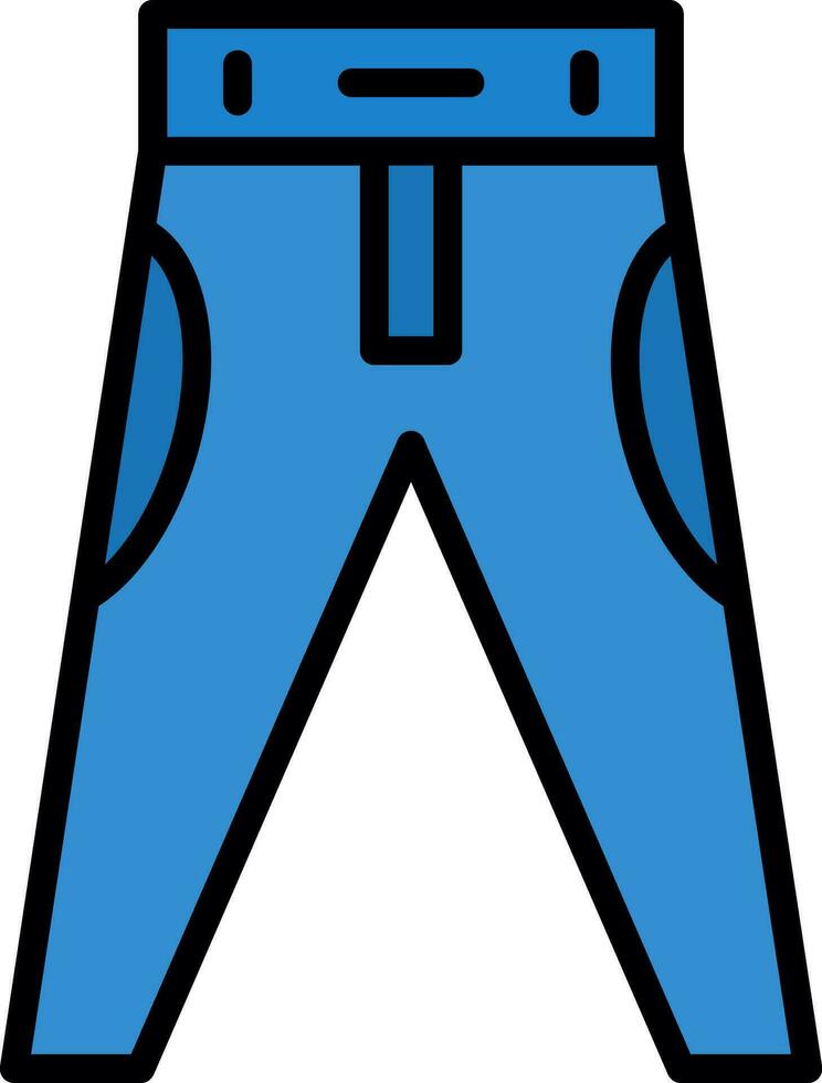 diseño de icono de vector de pantalones