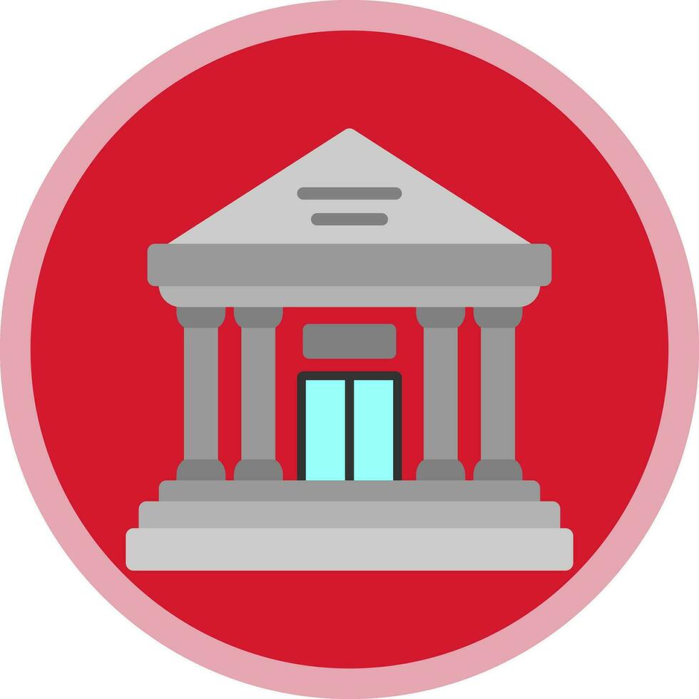 Courthouse Vector Icon Design