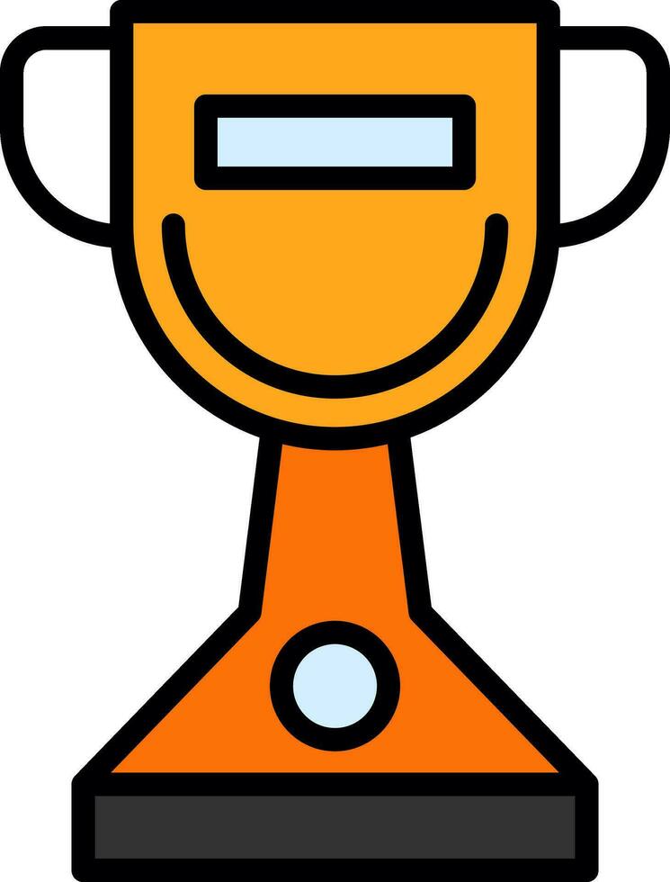 Trophy Vector Icon Design