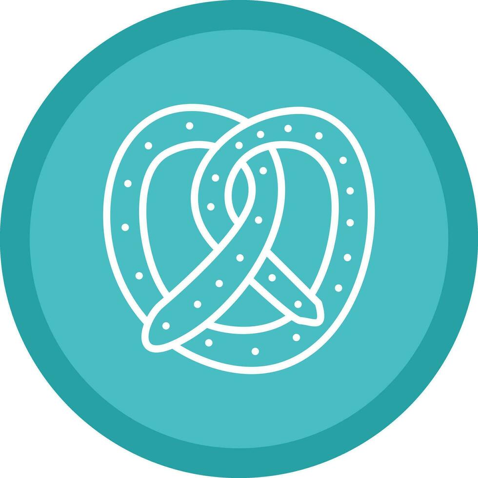 Pretzel Vector Icon Design