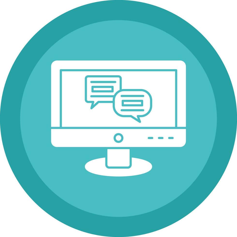 Conversation Vector Icon Design