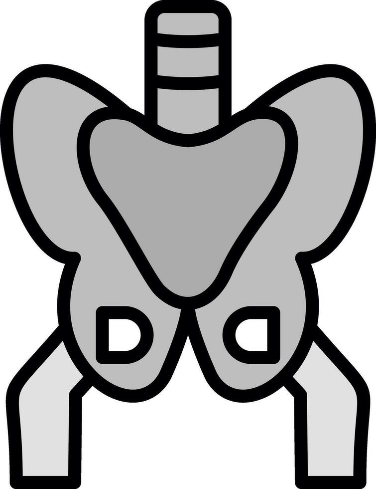 pelvis vector icono diseño