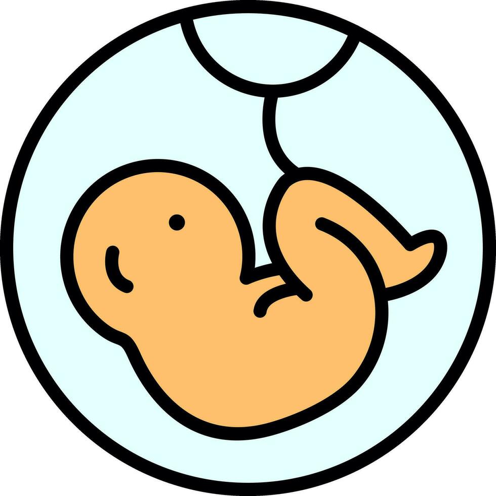 Embryo Vector Icon Design