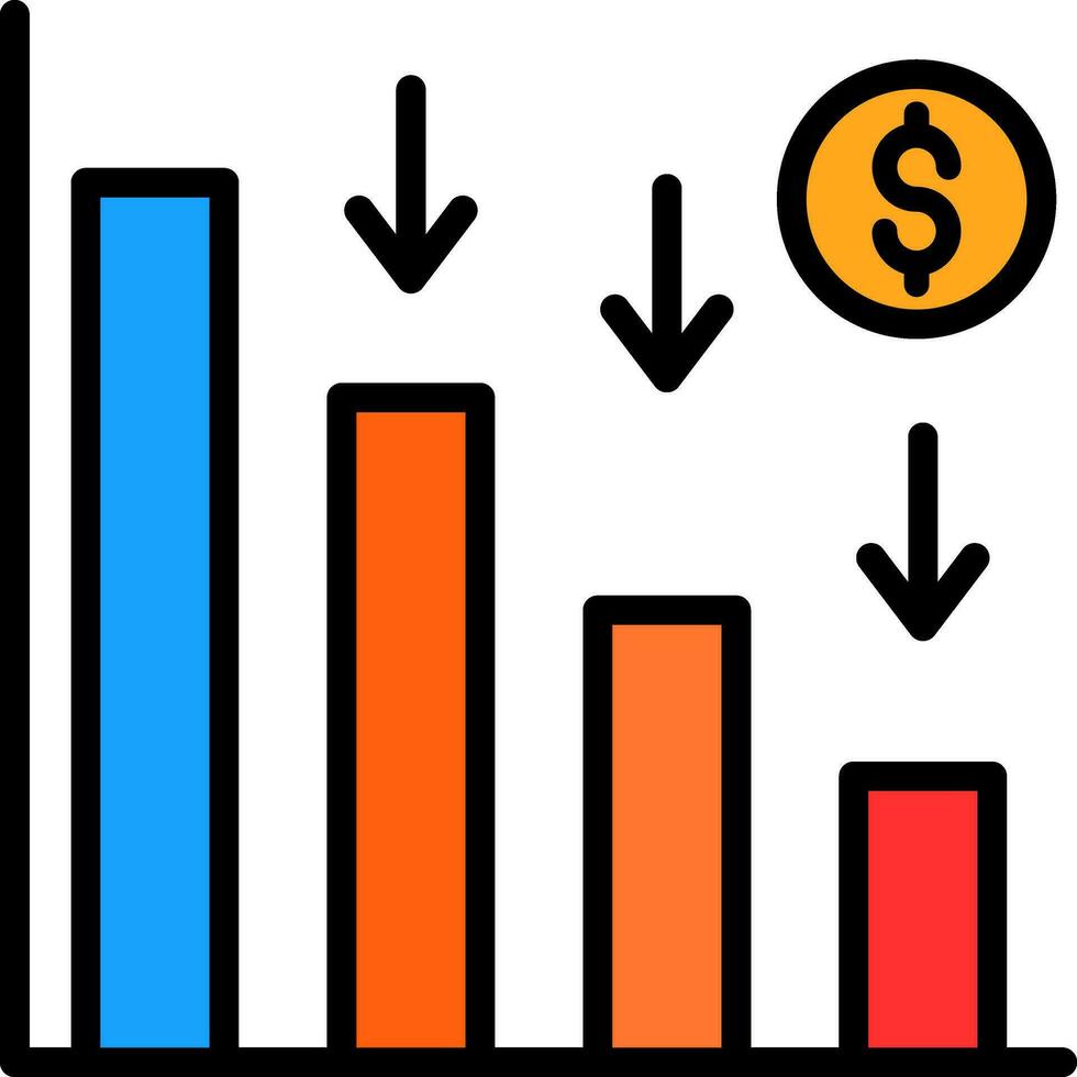 Loss Vector Icon Design