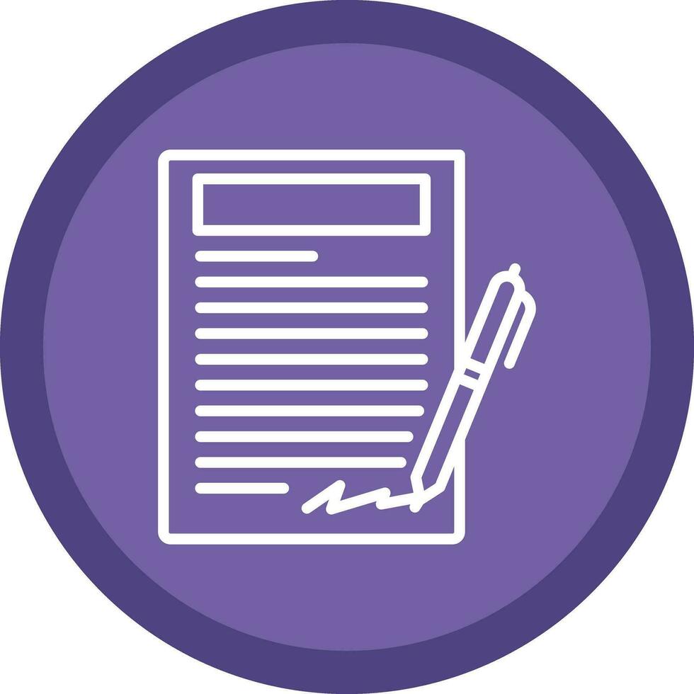 Agreement Vector Icon Design