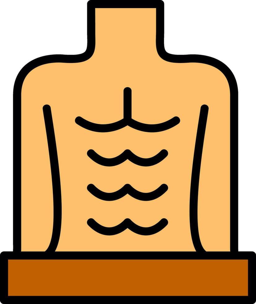 Abdominals Vector Icon Design