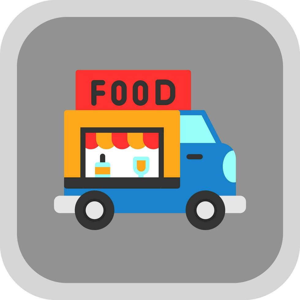 Food Truck Vector Icon Design