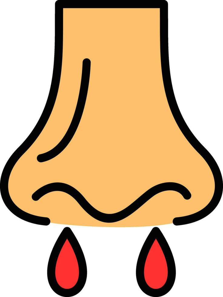 Nose Vector Icon Design