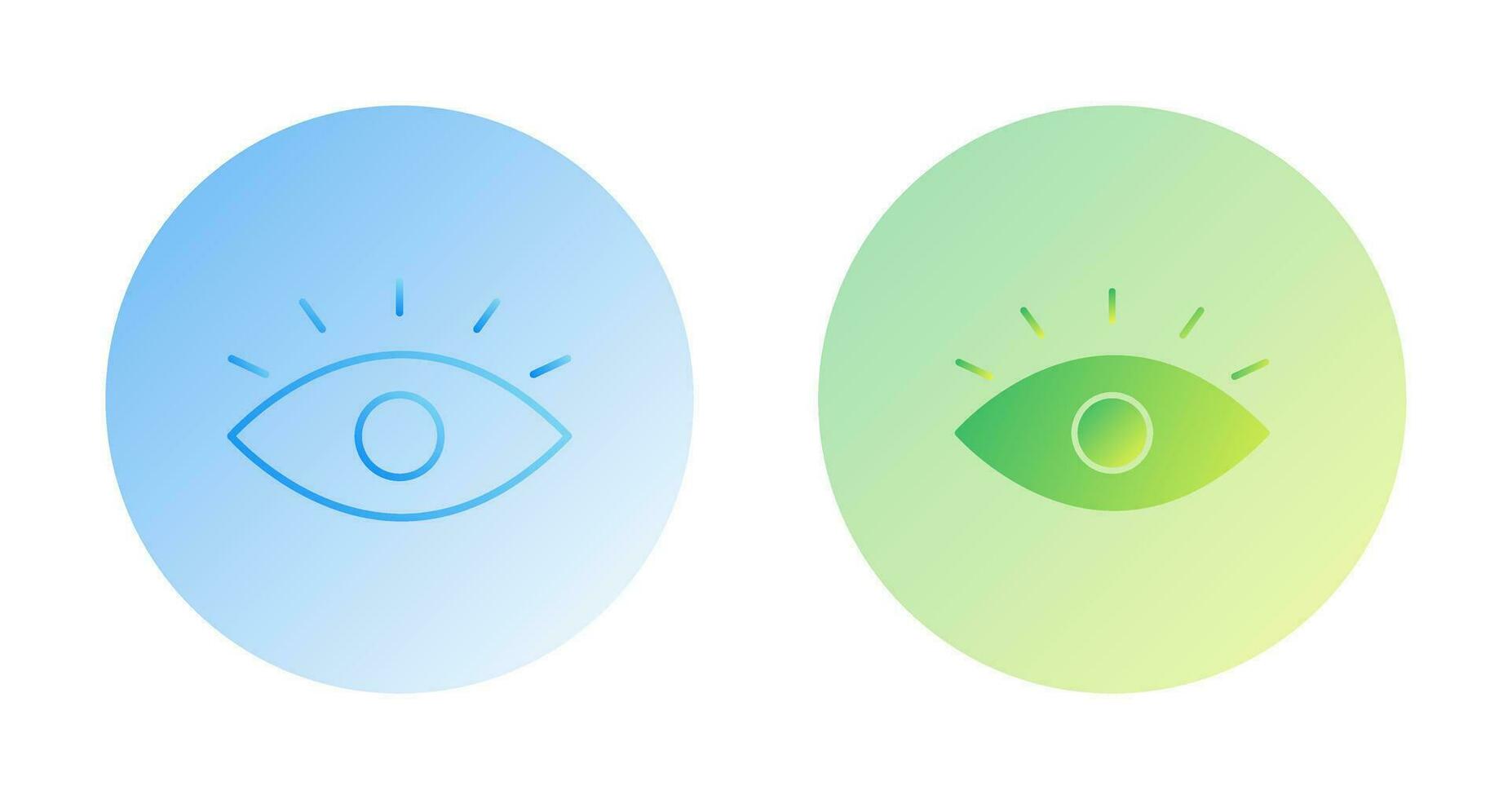 icono de vector de ojo